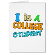 Uni-Student Grußkarte