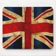 Unionjack - Grunge Mauspad