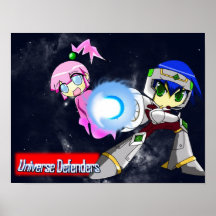 Universum-Verteidiger Plakatdrucke
