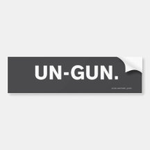 "UNO-Gewehr" Autoaufkleber