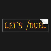Uns gelassen /Duel autoaufkleber