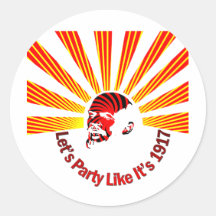 Uns gelassen Party Aufkleber