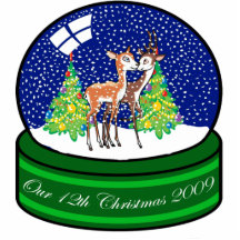 Unsere 12. Weihnachtsverzierung 2009 Acryl Ausschnitte