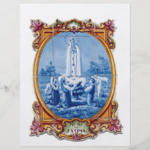 Unsere Dame von Fatima Flyer Druck