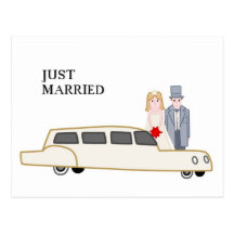 Unsere Hochzeit Postkarte