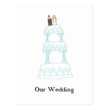 Unsere Hochzeit Postkarten