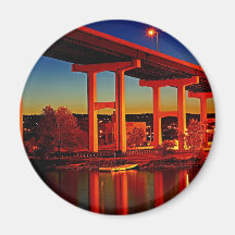 Unter der Brücke Magnete