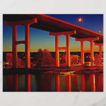 Unter der Brücke Vollfarbige Flyer