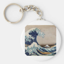 Unter der großen Welle Schlüsselanhänger