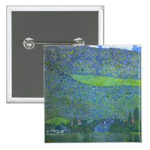 Unterach beim Attersee durch Gustav Klimt Buttons