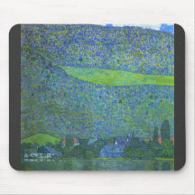 Unterach beim Attersee durch Gustav Klimt Mousepads