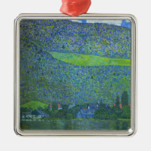 Unterach beim Attersee durch Gustav Klimt Weihnachtsbaum Ornamente