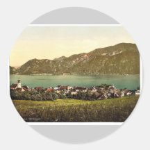 Unterach, I., Oberösterreich, Austro-Ungarn selten Sticker