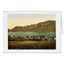 Unterach, I., Oberösterreich, Austro-Ungarn selten Grußkarte