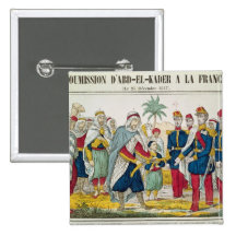 Unterordnung von Abd ELKader zu Henri d'Orleans Anstecknadel