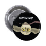 Unterschiedlich! Upsidown Eulen-Knopf Button