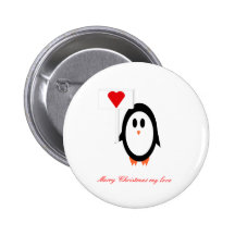 Unterseite der frohen Weihnachten Buttons