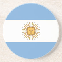 Untersetzer mit Flagge von Argentinien