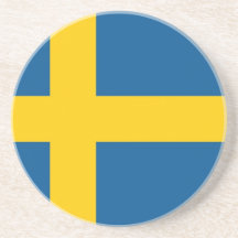 Untersetzer mit Flagge von Schweden