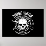 untote lebende Tote des Zombiejägers Posterdrucke