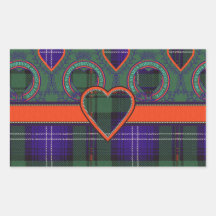 Urquhart Scottish Tartan Rechtecksticker