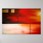 Ursprüngliches abstraktes Malerei-Kunst-Plakat mod