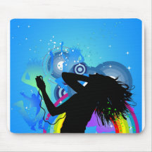 Ursprüngliches angesagtes HopfenRetro Grafik Mousepad