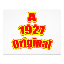 Ursprüngliches Rot 1927 Individuelle Ankündigung