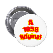 Ursprüngliches Rot 1958 Anstecknadelbutton
