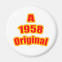 Ursprüngliches Rot 1958 Magnete