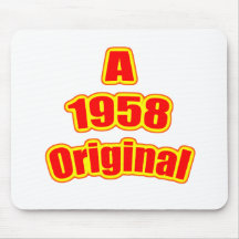 Ursprüngliches Rot 1958 Mousepads