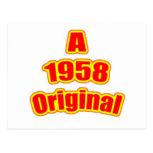 Ursprüngliches Rot 1958 Postkarten