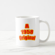 Ursprüngliches Rot 1958 Tee Tasse
