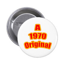 Ursprüngliches Rot 1970 Anstecknadelbuttons
