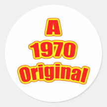 Ursprüngliches Rot 1970 Sticker