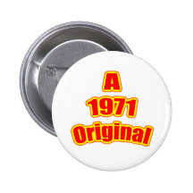 Ursprüngliches Rot 1971 Button