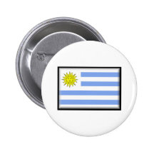 Uruguay-Flagge Buttons