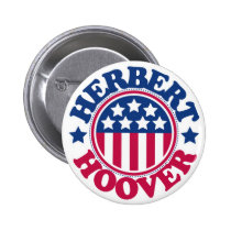US Präsident Herbert Hoover buttons