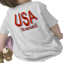 USA das INDIVISIBLES rote weiße Blau T-shirts