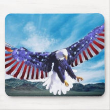 USA-Flagge Eagle Mauspads