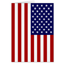 USA-Flagge Grußkarte