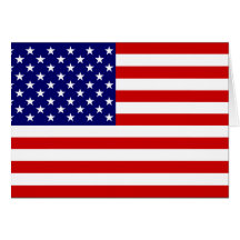 USA-Flagge Grußkarten