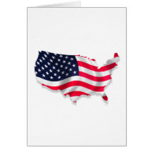 USA-Flagge Karten