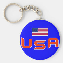 USA-Flagge Keychain Schlüsselbänder