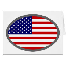 USA-Flaggen-Entwurf! Karten