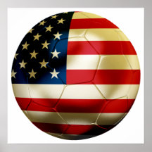 USA-Fußball Plakat