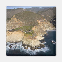 USA. Kalifornien. Großes Sur. Bixby Brücke Kühlschrankmagnet