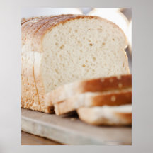 USA, New-Jersey, Jersey City, geschnittenes Brot Plakate