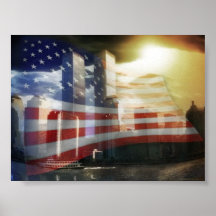 USA-Twin Tower-Plakat