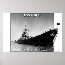 USS Iowa Plakatdruck